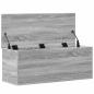Preview: Truhe Grau Sonoma 90x35x35 cm Holzwerkstoff