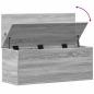 Preview: Truhe Grau Sonoma 90x35x35 cm Holzwerkstoff