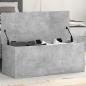Preview: ARDEBO.de - Truhe Betongrau 90x35x35 cm Holzwerkstoff