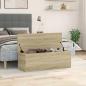 Preview: Truhe Sonoma-Eiche 102x35x35 cm Holzwerkstoff