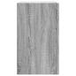 Preview: Wandregal Grau Sonoma 75x35x60 cm Holzwerkstoff