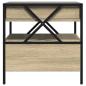 Preview: Couchtisch mit Infinity-LED Sonoma-Eiche 50x50x51 cm