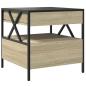 Preview: Couchtisch mit Infinity-LED Sonoma-Eiche 50x50x51 cm