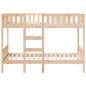 Preview: Etagenbett 75x190 cm Massivholz Kiefer