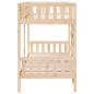 Preview: Etagenbett 75x190 cm Massivholz Kiefer