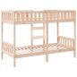 Preview: Etagenbett 75x190 cm Massivholz Kiefer