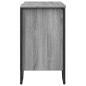 Preview: Waschbeckenunterschrank Grau Sonoma 60x35x60 cm Holzwerkstoff
