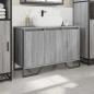 Preview: Waschbeckenunterschrank Grau Sonoma 91x35x60 cm Holzwerkstoff