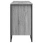 Preview: Waschbeckenunterschrank Grau Sonoma 91x35x60 cm Holzwerkstoff