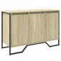 Preview: Waschbeckenunterschrank Sonoma-Eiche 91x35x60 cm Holzwerkstoff