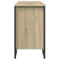 Preview: Waschbeckenunterschrank Sonoma-Eiche 91x35x60 cm Holzwerkstoff