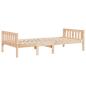 Preview: Kinderbett ohne Matratze 75x190 cm Massivholz Kiefer