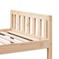 Preview: Kinderbett ohne Matratze 75x190 cm Massivholz Kiefer