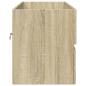 Preview: Waschbeckenschrank Sonoma-Eiche 100x38,5x45 cm Holzwerkstoff