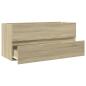 Preview: Waschbeckenschrank Sonoma-Eiche 100x38,5x45 cm Holzwerkstoff