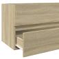 Preview: Waschbeckenschrank Sonoma-Eiche 100x38,5x45 cm Holzwerkstoff