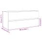Preview: Waschbeckenschrank Sonoma-Eiche 100x38,5x45 cm Holzwerkstoff