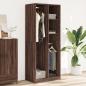Preview: Kleiderschrank Braun Eichen-Optik 80x50x200 cm Holzwerkstoff