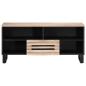 Preview: TV-Schrank 100x34x46 cm Massivholz Mango