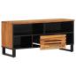 Preview: TV-Schrank 100x34x46 cm Massivholz Akazie