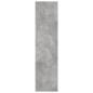 Preview: Kleiderschrank Betongrau 80x50x200 cm Holzwerkstoff
