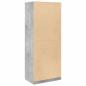 Preview: Kleiderschrank Betongrau 80x50x200 cm Holzwerkstoff