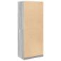 Preview: Kleiderschrank Grau Sonoma 80x50x200 cm Holzwerkstoff