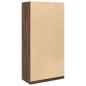 Preview: Kleiderschrank Braun Eiche-Optik 100x50x200 cm Holzwerkstoff