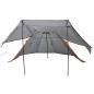 Preview: Tipi-Campingzelt 5 Personen Grau Wasserdicht