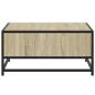 Preview: Couchtisch Sonoma-Eiche 60,5x60,5x30cm Holzwerkstoff und Metall