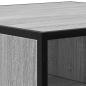 Preview: Couchtisch Grau Sonoma 60,5x60,5x30 cm Holzwerkstoff und Metall