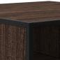 Preview: Couchtisch Braun Eichen-Optik 100x100x30cm Holzwerkstoff Metall
