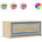 Preview: LED-Couchtisch Sonoma-Eiche Holzwerkstoff