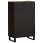 Preview: Highboard 60x34x100 cm Massivholz Akazie