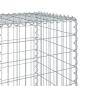 Preview: Gabione mit Deckel 1100x50x150 cm Verzinktes Eisen