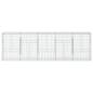 Preview: Gabione mit Deckel 500x50x150 cm Verzinktes Eisen