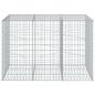 Preview: Gabione mit Deckel 150x100x100 cm Verzinktes Eisen