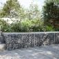 Preview: ARDEBO.de - Gabione mit Deckel 200x100x50 cm Verzinktes Eisen