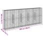 Preview: Gabione mit Deckel 500x50x200 cm Verzinktes Eisen