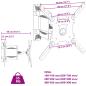 Preview: TV-Wandhalterung 32-55 Zoll Bildschirm Max VESA 400x400 mm 35kg