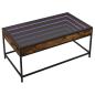 Preview: Couchtisch mit Infinity-LED Räuchereiche 90x50x41 cm