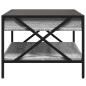 Preview: Couchtisch mit Infinity-LED Grau Sonoma 70x50x38 cm