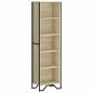 Preview: Bücherregal Sonoma-Eiche 50x31x169 cm Holzwerkstoff