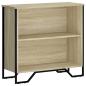 Preview: Bücherregal Sonoma-Eiche 80x31x74,5 cm Holzwerkstoff