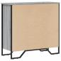 Preview: Bücherregal Grau Sonoma 80x31x74,5 cm Holzwerkstoff