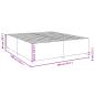 Preview: Bettgestell ohne Matratze Blau 200x200 cm Stoff