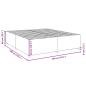 Preview: Bettgestell ohne Matratze Taupe 200x200 cm Stoff