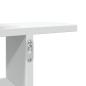 Preview: Wandregale 2 Stk. Weiß 38x12x38 cm Holzwerkstoff