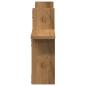 Preview: Wandregale 2 Stk. Artisan-Eiche 38x12x38 cm Holzwerkstoff