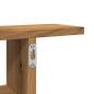 Preview: Wandregale 2 Stk. Artisan-Eiche 38x12x38 cm Holzwerkstoff